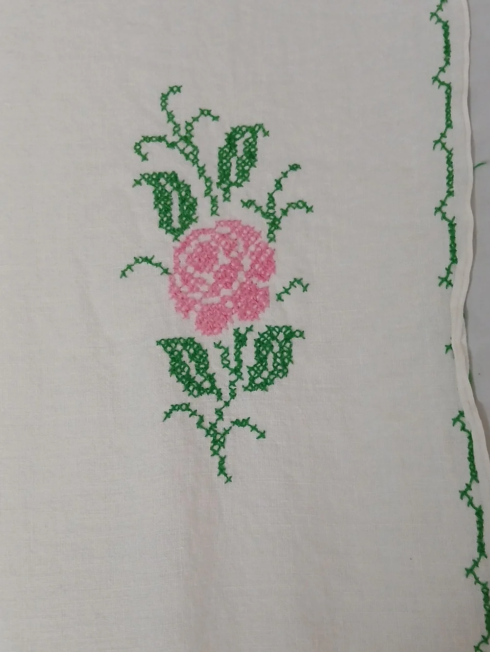 Antique Handmade Tablecloth
